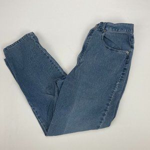 Lauren Ralph Lauren Womens Straight Leg Jeans Blue Medium Wash Cotton Denim 12